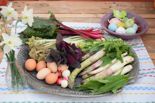 paas menu uit de tuin